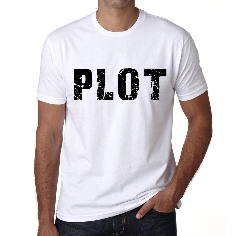 Mens Tee Shirt Vintage T Shirt Plot X-Small White 00560 - White / Xs - Casual