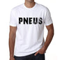 Mens Tee Shirt Vintage T Shirt Pneus X-Small White - White / Xs - Casual