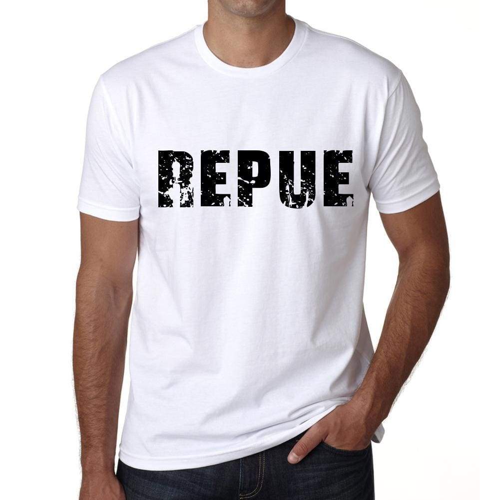 Mens Tee Shirt Vintage T Shirt Repue X-Small White - White / Xs - Casual