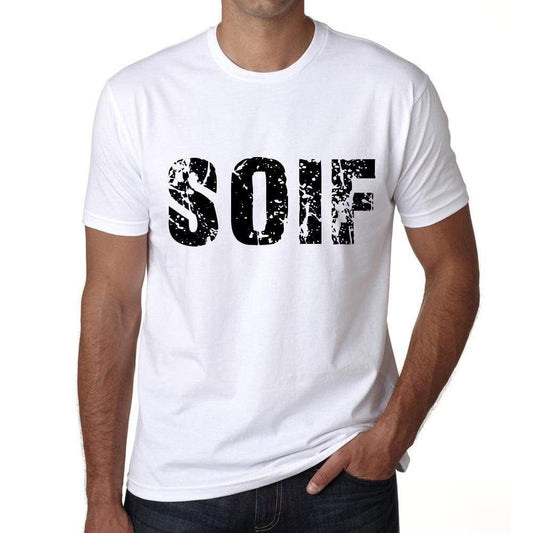 Mens Tee Shirt Vintage T Shirt Soif X-Small White 00560 - White / Xs - Casual