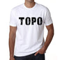 Mens Tee Shirt Vintage T Shirt Topo X-Small White 00560 - White / Xs - Casual