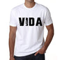 Mens Tee Shirt Vintage T Shirt Vida X-Small White 00560 - White / Xs - Casual