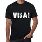 Mens Tee Shirt Vintage T Shirt Visai X-Small Black 00558 - Black / Xs - Casual