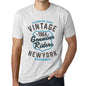 Mens Vintage Tee Shirt Graphic T Shirt Genuine Riders 1964 Vintage White - Vintage White / Xs / Cotton - T-Shirt