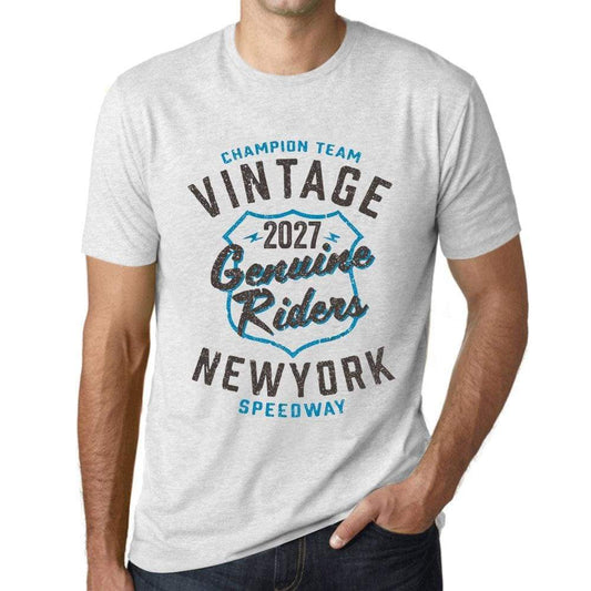 Mens Vintage Tee Shirt Graphic T Shirt Genuine Riders 2027 Vintage White - Vintage White / Xs / Cotton - T-Shirt