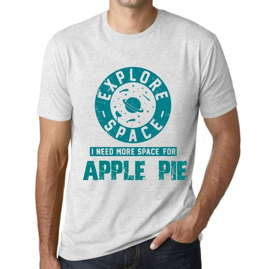 Mens Vintage Tee Shirt Graphic T Shirt I Need More Space For Apple Pie Vintage White - Vintage White / Xs / Cotton - T-Shirt