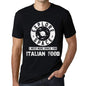 Mens Vintage Tee Shirt Graphic T Shirt I Need More Space For Italian Food Deep Black White Text - Deep Black / Xs / Cotton - T-Shirt