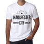 Mens Vintage Tee Shirt Graphic T Shirt Live It Love It Manchester White - White / Xs / Cotton - T-Shirt