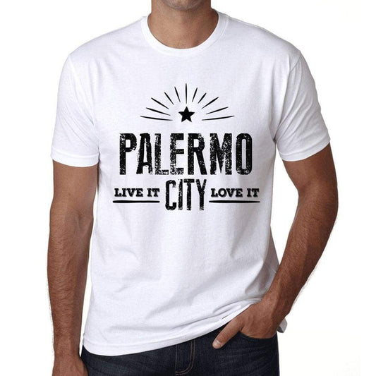 Mens Vintage Tee Shirt Graphic T Shirt Live It Love It Palermo White - White / Xs / Cotton - T-Shirt