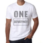 Mens Vintage Tee Shirt Graphic T Shirt One Governor White - White / Xs / Cotton - T-Shirt