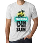 Mens Vintage Tee Shirt Graphic T Shirt Summer Dance Florida Vintage White - Vintage White / Xs / Cotton - T-Shirt