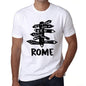 Mens Vintage Tee Shirt Graphic T Shirt Time For New Advantures Rome White - White / Xs / Cotton - T-Shirt
