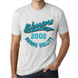Men’s Vintage Tee Shirt <span>Graphic</span> T shirt Warriors Since 2002 Vintage White - ULTRABASIC