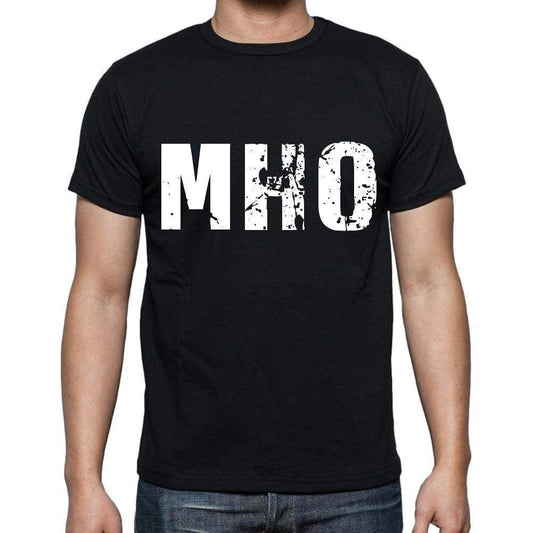 Mho Men T Shirts Short Sleeve T Shirts Men Tee Shirts For Men Cotton Black 3 Letters - Casual