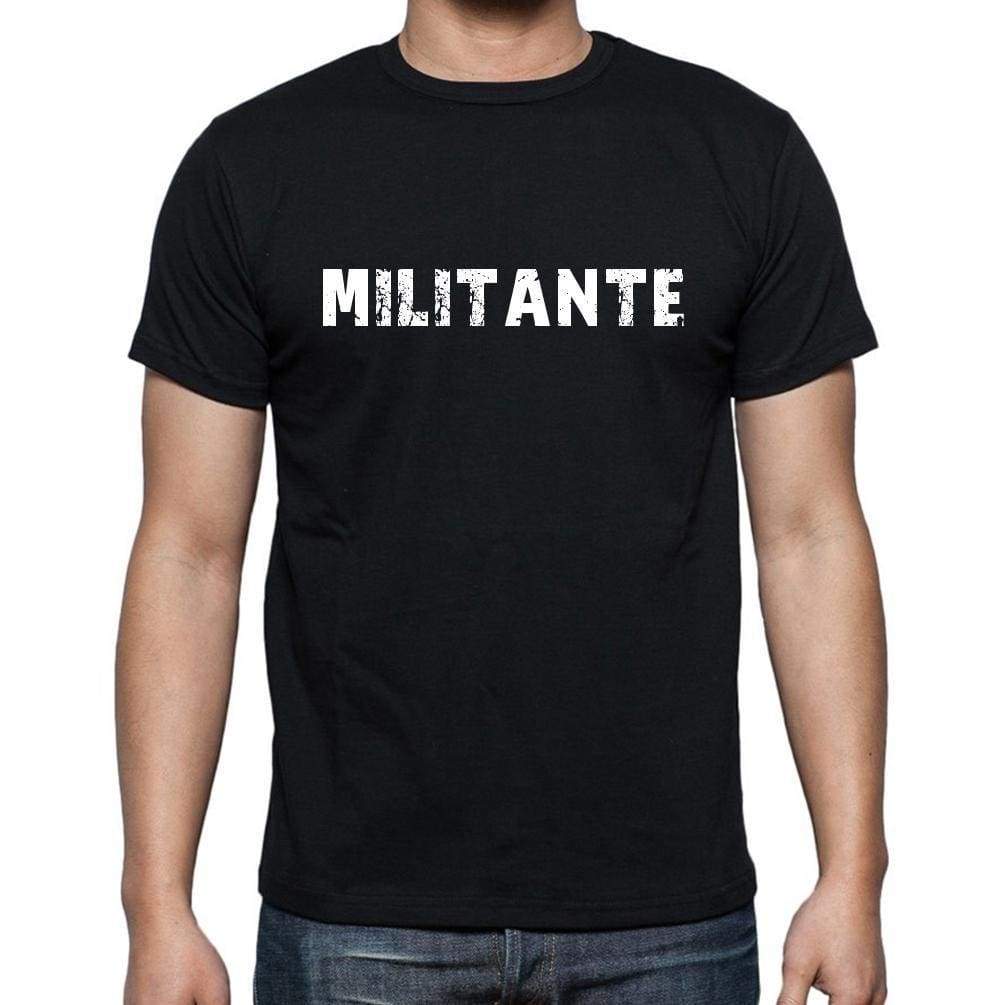 Militante Mens Short Sleeve Round Neck T-Shirt - Casual