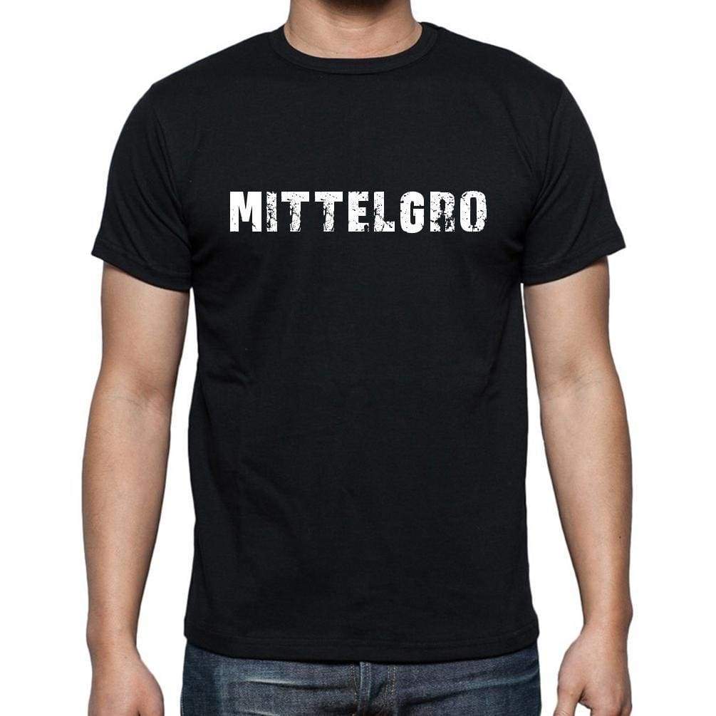 Mittelgro Mens Short Sleeve Round Neck T-Shirt - Casual