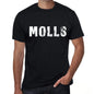 Molls Mens Retro T Shirt Black Birthday Gift 00553 - Black / Xs - Casual