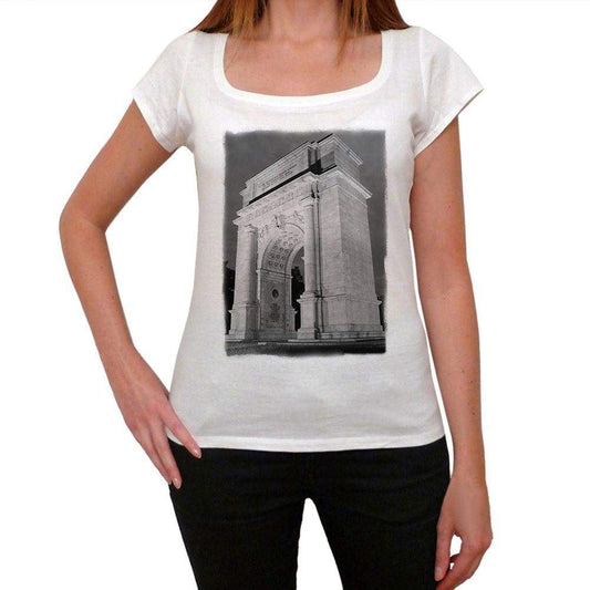 National Memorial Arch Womens Short Sleeve Round Neck T-Shirt 00111