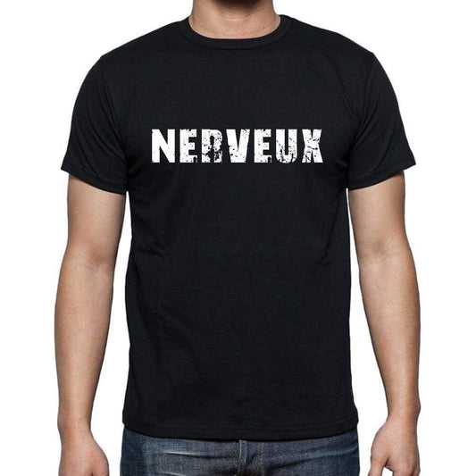 Nerveux French Dictionary Mens Short Sleeve Round Neck T-Shirt 00009 - Casual