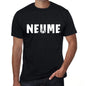Neume Mens Retro T Shirt Black Birthday Gift 00553 - Black / Xs - Casual