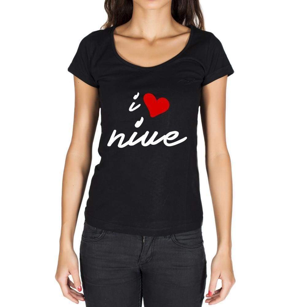 Niue Womens Short Sleeve Round Neck T-Shirt - Casual