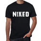 Nixed Mens Retro T Shirt Black Birthday Gift 00553 - Black / Xs - Casual