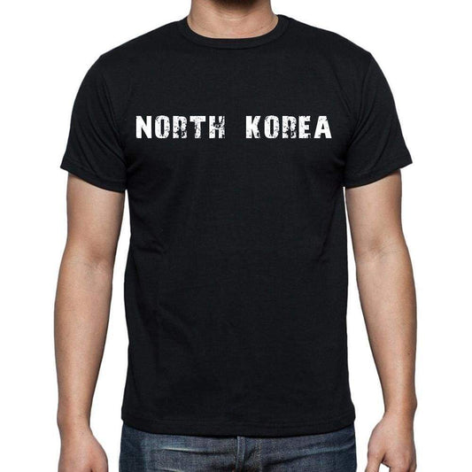 North Korea T-Shirt For Men Short Sleeve Round Neck Black T Shirt For Men - T-Shirt