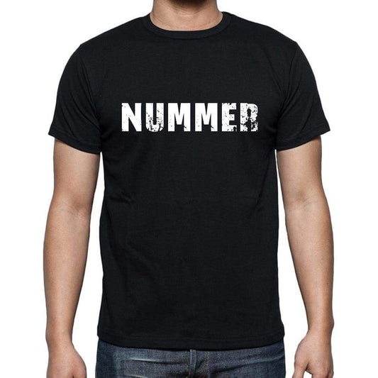 Nummer Mens Short Sleeve Round Neck T-Shirt - Casual