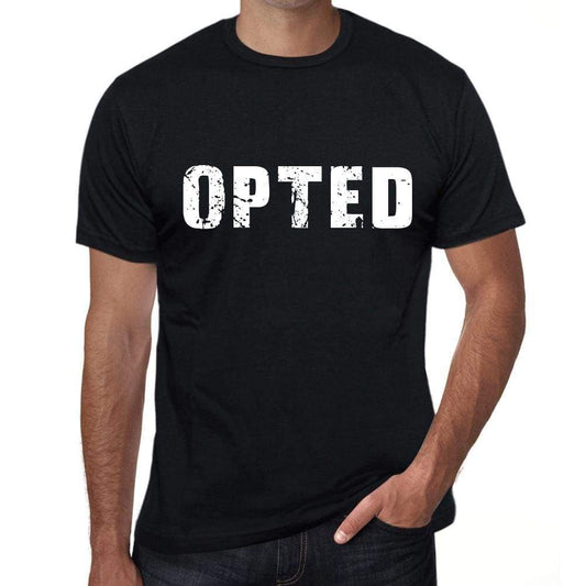 Opted Mens Retro T Shirt Black Birthday Gift 00553 - Black / Xs - Casual