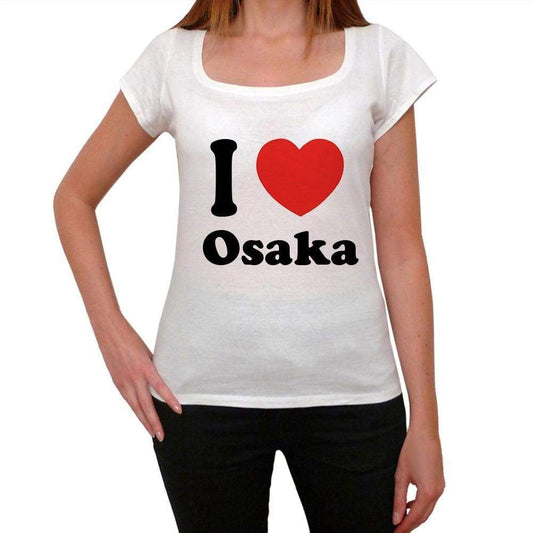 Osaka T shirt woman,traveling in, visit Osaka,Women's Short Sleeve Round Neck T-shirt 00031 - Ultrabasic