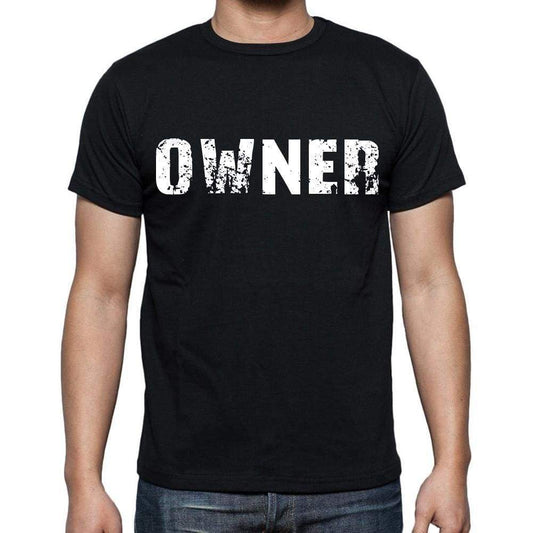 Owner Mens Short Sleeve Round Neck T-Shirt Black T-Shirt En