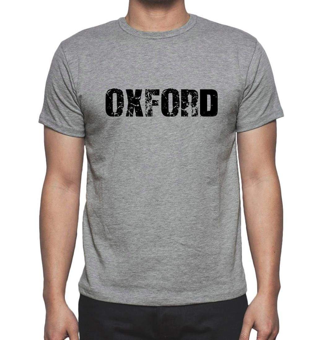 Oxford Grey Mens Short Sleeve Round Neck T-Shirt 00018 - Grey / S - Casual