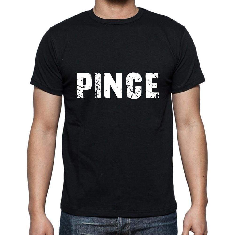 Pince Mens Short Sleeve Round Neck T-Shirt 5 Letters Black Word 00006 - Casual