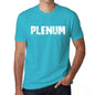 Plenum Mens Short Sleeve Round Neck T-Shirt 00020 - Blue / S - Casual