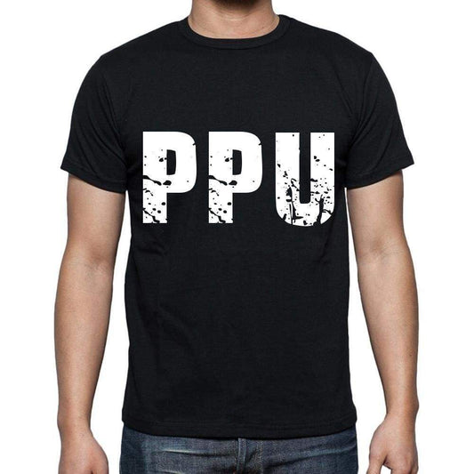 Ppu Men T Shirts Short Sleeve T Shirts Men Tee Shirts For Men Cotton Black 3 Letters - Casual