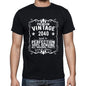 Premium Vintage Year 2040 Black Mens Short Sleeve Round Neck T-Shirt Gift T-Shirt 00347 - Black / S - Casual