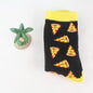 Harajuku Happy Socks Unisex Funny Cartoon Fruit Avocado Banana Burger Fries Beer Biscuit Fried Chicken Food Socks Skateboard -8