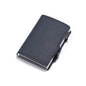 DIENQI New Antitheft Card Holder Leather Men Women Anti-magnetic Bank Credit Card Holder Minimalist Wallet Busienss Case Pocket