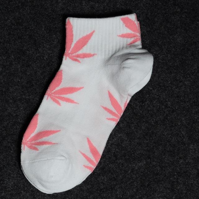 spring and autumn casual long paragraph weed boat socks Fashion comfortable high quality cotton socks leaf maple leaves