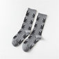 Moda Mulaya Funny Socks Women Comfortable High Quality Cotton Happy Hemp Leaf Maple Casual Long Weed Crew Sock Dress Harajuku