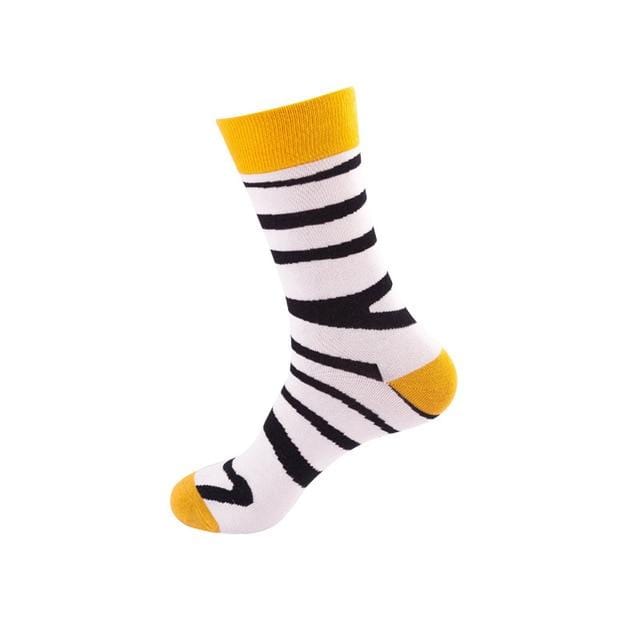 Women Socks Funny Cute Cartoon Fruits Avocado Egg Oil Painting Van Gogh Stripes Happy Japanese Harajuku skateboard Socks