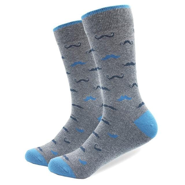 High Quality Combed Cotton Socks Animal Pattern Long Tube Funny Happy Men Socks Novelty Skateboard Crew Casual Crazy Socks