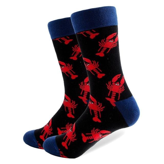 High Quality Combed Cotton Socks Animal Pattern Long Tube Funny Happy Men Socks Novelty Skateboard Crew Casual Crazy Socks