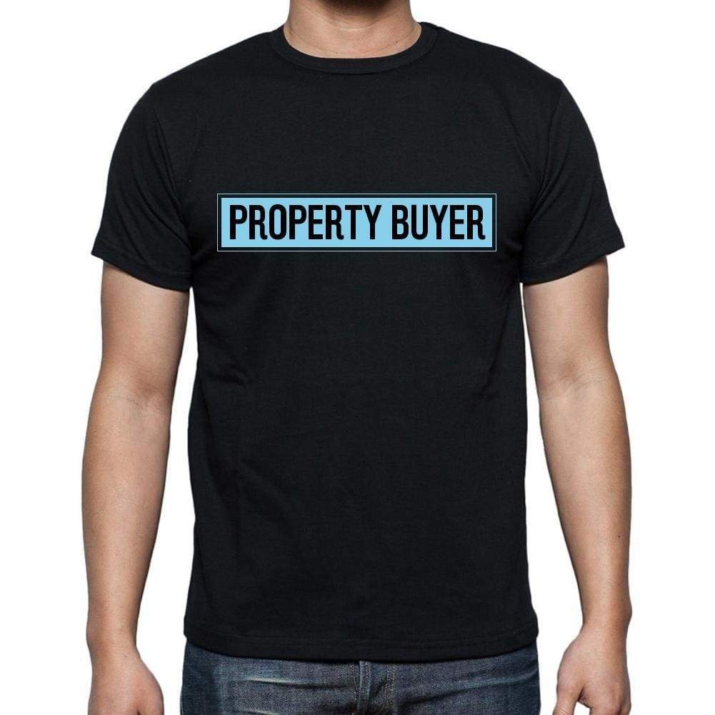 Property Buyer T Shirt Mens T-Shirt Occupation S Size Black Cotton - T-Shirt