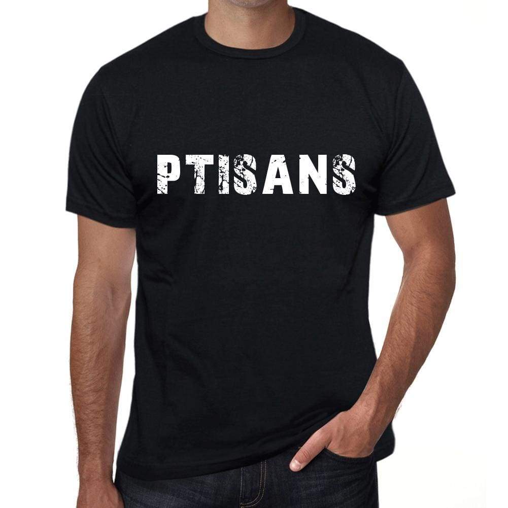 Ptisans Mens T Shirt Black Birthday Gift 00555 - Black / Xs - Casual