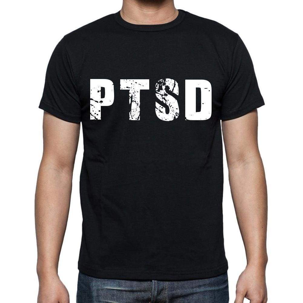 Ptsd Mens Short Sleeve Round Neck T-Shirt 00016 - Casual