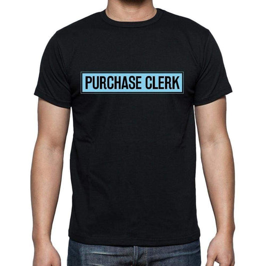 Purchase Clerk t shirt, mens t-shirt, occupation, S Size, Black, Cotton - ULTRABASIC