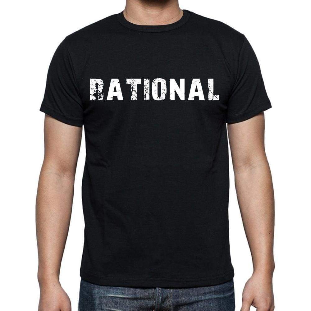 Rational Mens Short Sleeve Round Neck T-Shirt - Casual