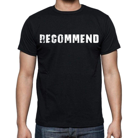 Recommend White Letters Mens Short Sleeve Round Neck T-Shirt 00007