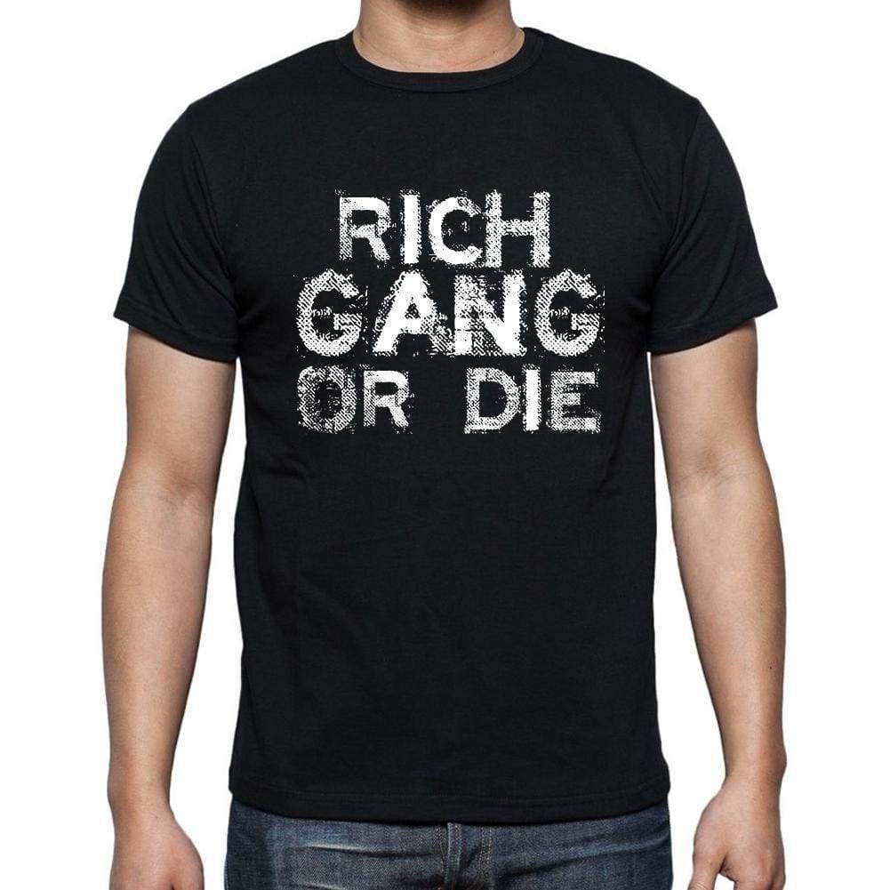 Rich Family Gang Tshirt Mens Tshirt Black Tshirt Gift T-Shirt 00033 - Black / S - Casual